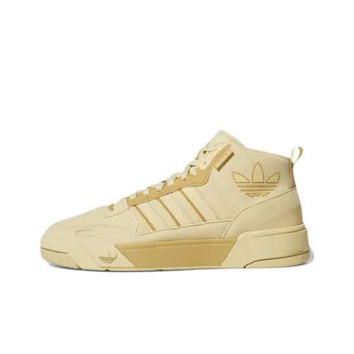 Adidas Originals Post Up Устойчивые к истиранию MID Топ Скейтборд Кроссовки Мужские Светло-Коричневые