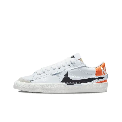 Nike Blazer Jumbo Slip Resistant Abrasion Resistant Легкий Низкий Топ Скейтборд Кроссовки Мужские Белый Черный