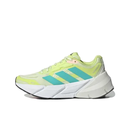 Adidas Adistar Амортизация Износостойкие Низкие Кроссовки для Бега Женские Свежий Зеленый