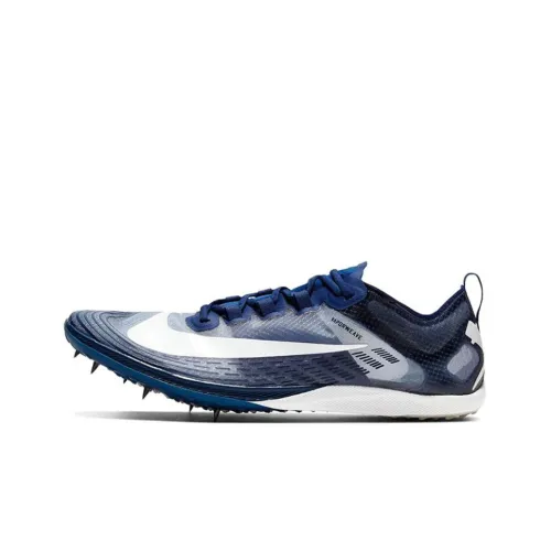 Nike Shock Absorbers Slip-Resistant Abrasion-Resistant Low-Top Беговые кроссовки Унисекс Синий Белый