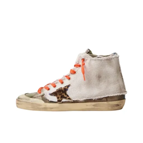 Golden Goose Francy High Top Canvas Shoes Men's