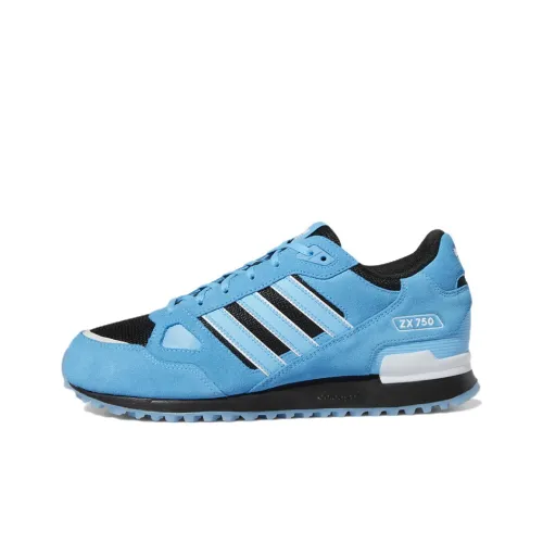 Adidas Originals ZX 750 Устойчивые к истиранию низкие беговые кроссовки для мужчин синие