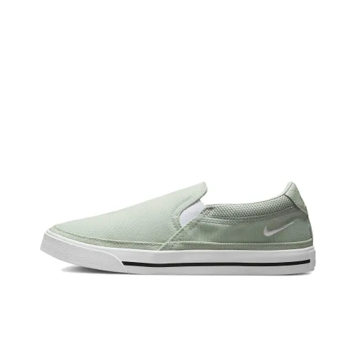Nike Court Legacy Slip-On Lightweight and Breathable Low Top Скейтборд Кроссовки Женские Светло-Зеленые