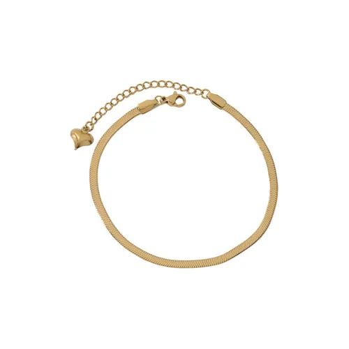 West Island Титановая сталь Браслеты на щиколотку Золотой Женские