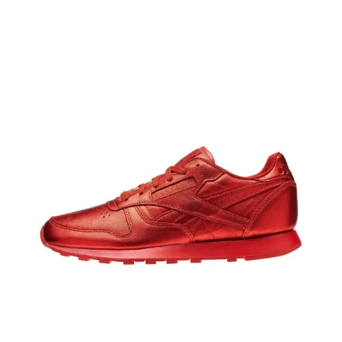 Reebok Classic Leather Беговые кроссовки Низкий Топ Женские