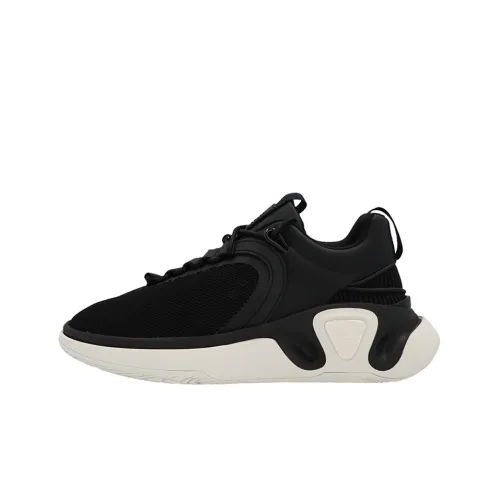 BALMAIN B RUNNER Low Топ Повседневная обувь Мужская Черный Белый