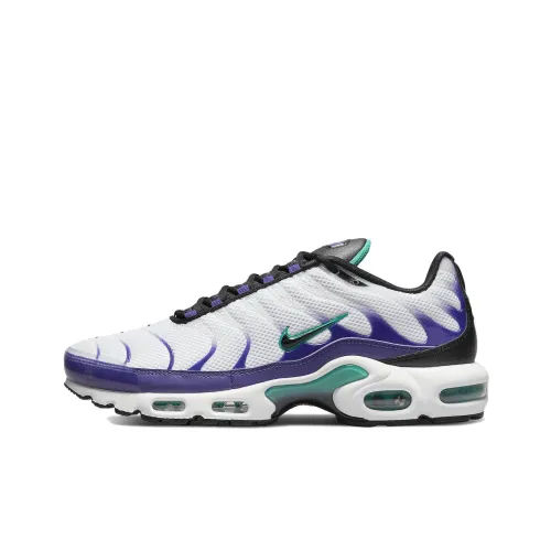 Nike Air Max Plus Low Топ Повседневные Беговые Кроссовки Мужские Белый Фиолетовый Виноградный