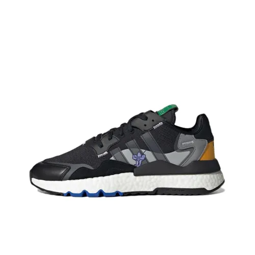 Adidas Originals Nite Jogger Slip-resistant Abrasion-resistant Low Top Casual Unisex Black Adidas Originals Nite Jogger Slip-resistant Abrasion-resistant Низкий Топ Casual Унисекс Черный