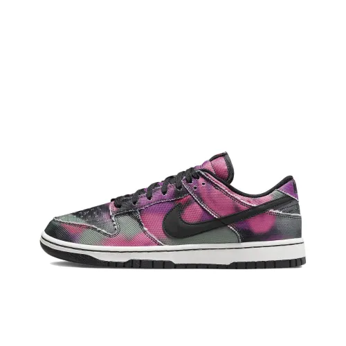Nike Dunk ETRO PRM 'Graffiti' Low Top Скейтборд Кроссовки Мужские Черные Фиолетовые