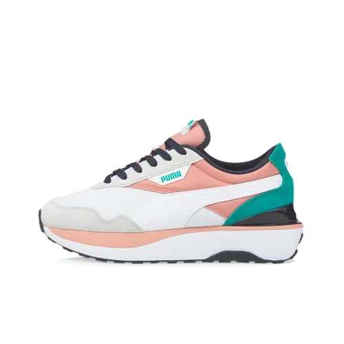 PUMA Cruise Rider Trainer Low Топ Повседневная обувь Женская Серый Розовый