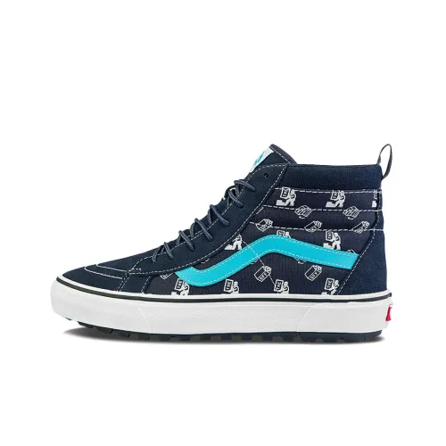 VANS SK8 High Топ Скейтборд Кроссовки Унисекс Темно-синий