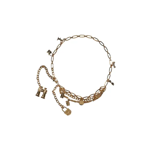 Elisabetta Franchi Металлические цепи для талии, золотой, унисекс