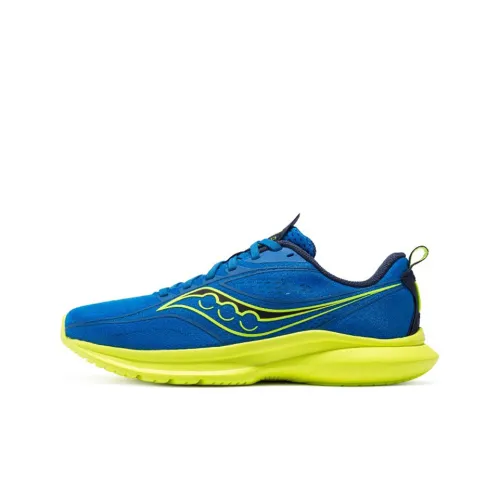 Saucony Kinvara 13 Elite 13 Low Беговые кроссовки Мужские Синие Желтые