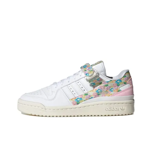 Disney x Adidas Originals FORUM 84 Low Устойчивые к истиранию Низкие Кроссовки для скейтбординга Женские Белые