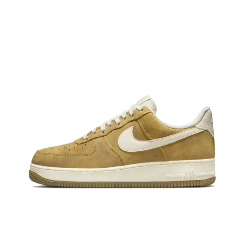 Nike Air Force 1 Slip Resistant Abrasion Resistant Низкий Топ Скейтбординг Кроссовки Мужские Коричневые