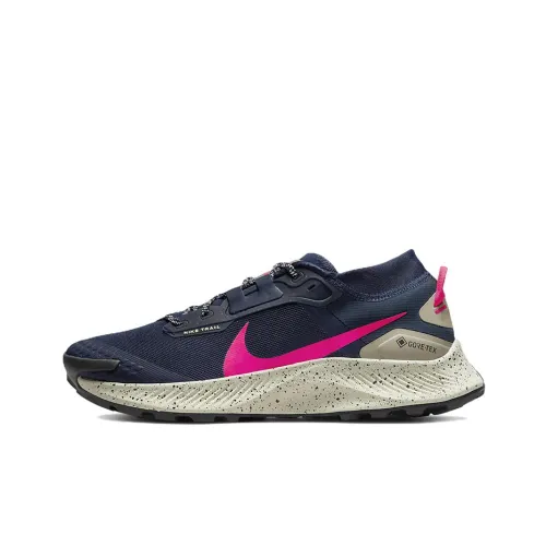 Nike Pegasus Trail 3 Водонепроницаемый Низкий Топ Trail Беговые Кроссовки Мужские Синий Красный Белый