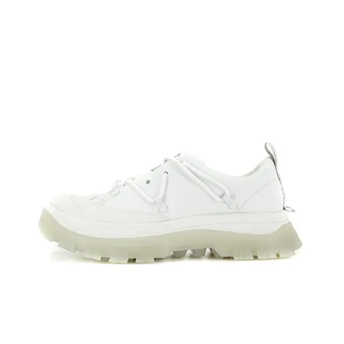 Palladium Pampa Противоскользящий Устойчивый к истиранию Дышащий Низкий Топ Casual Унисекс Звезда Белый