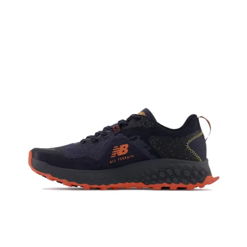New Balance Hierro v7 Low Top Trail Беговые кроссовки Мужской Синий Оранжевый