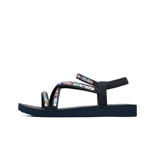 Skechers Meditation Пляжные сандалии Женские Синий