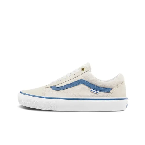 VANS Old Skool Collection Низкие Кроссовки для Скейтбординга Унисекс Белые Синие