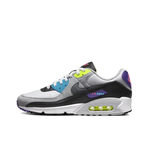 Nike Air Max 90 Low Топ Беговые кроссовки Мужской Серый