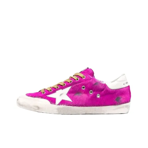 Golden Goose Супер Звезда Стильные Скейтбординги Мужские Розовые Красные