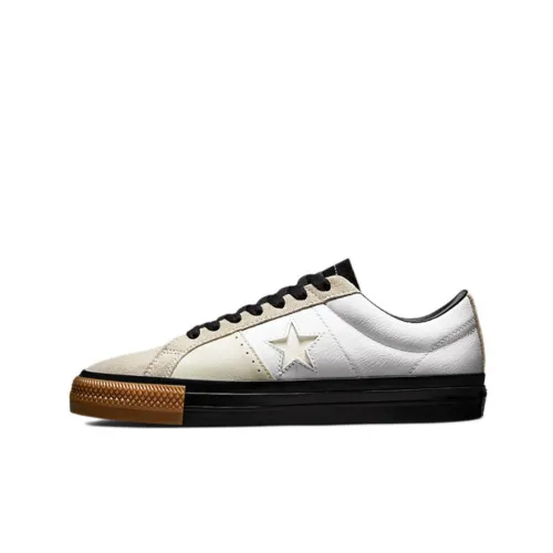 Carhartt WIP x Converse One Star Pro противоскользящие устойчивые к истиранию низкие скейтборд-кроссовки унисекс белый-коричневый