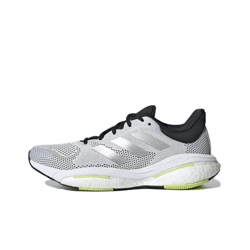 Adidas Solar Glide 5 Устойчивые к истиранию Низкие Беговые кроссовки Женские Белые