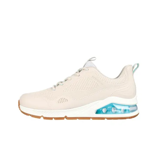 Skechers Uno 2 Breathe And STEP Низкий Топ Повседневная Обувь Женская Экрю