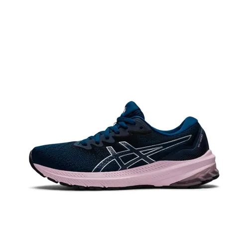 Asics GT 1000 11 Низкие Кроссовки Спортивные Женские Синие D Ширина