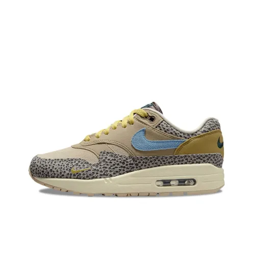 Nike Air Max 1 Low Топ Повседневные Беговые Кроссовки Женские Коричневые