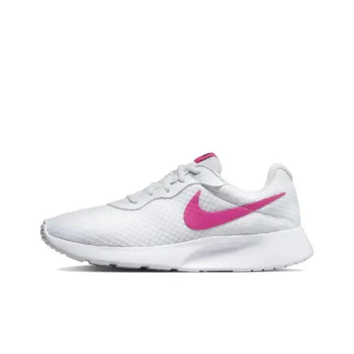 nike Tanjun Амортизаторы Shock Slip-resistant Abrasion-resistant Breathable Low Top Повседневная обувь Женская Pink White