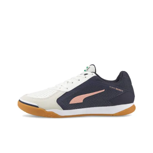 PUMA Ibero 2 Futsal Low Топ Кроссовки для скейтбординга Мужские Белые Синие