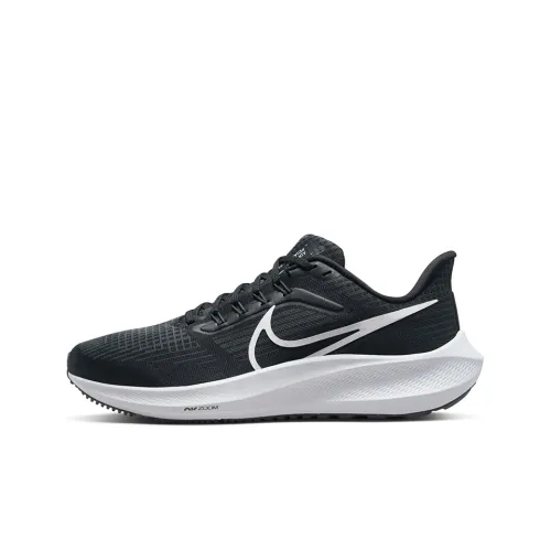 Nike Air Zoom Pegasus 39 Дышащий Поддержка Отскок Низкий Топ Повседневный Тренировочные Беговые кроссовки Женские Черный Белый