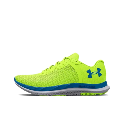 Under Armour Низкие Беговые Кроссовки Мужские Зеленые Синие