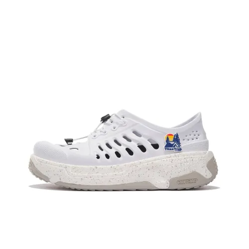 LINING Trek Дышащий и Устойчивый Низкий Топ Casual Мужской Стандартный Белый