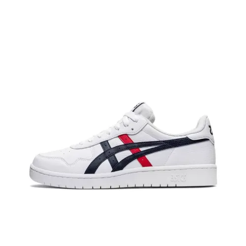 Asics JAPAN S Low Топ Скейтборд Кроссовки Мужские Белый Черный Красный