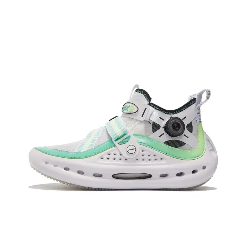 LINING Амортизация Устойчивость к истиранию Устойчивость к отскоку Топ Mid Casual Мужской Белый