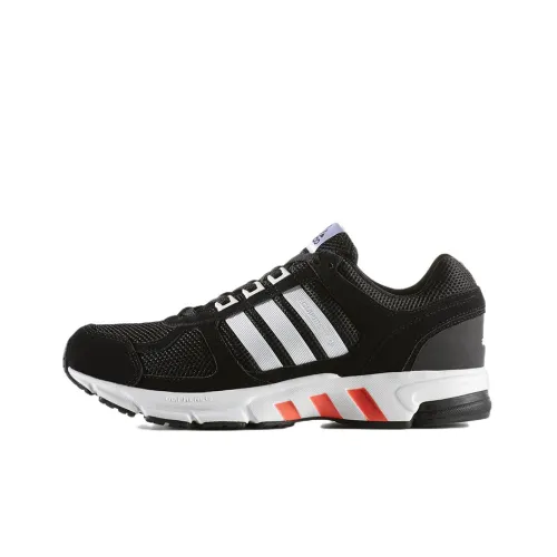 Adidas Equipment 10 Slip-Resistant Abrasion-Resistant Low Top Marathon Беговые кроссовки Женские Черный Белый
