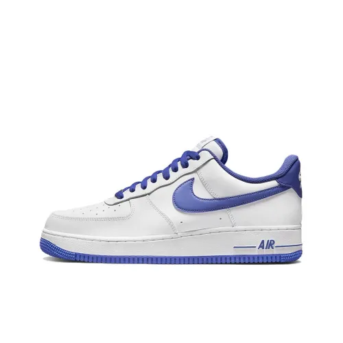 Nike Air Force 1 Low Топ Скейтборд Кроссовки Мужские Белые Синие