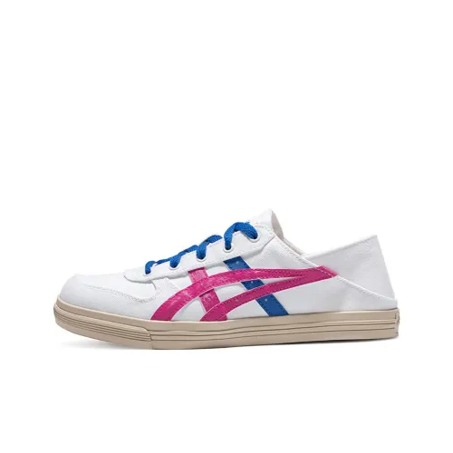 Asics Aaron Slip On Low Top Casual Unisex White Pink