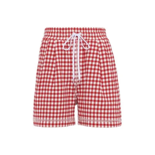 MIU MIU Red Женские Повседневные шорты