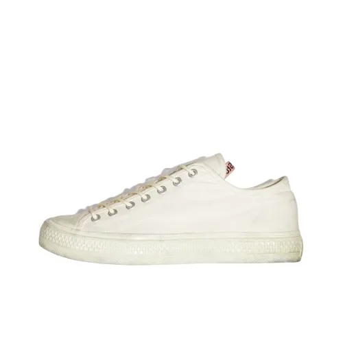 ACNE STUDIOS Ballow Low Топ Кеды Женские Экрю Потертый