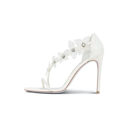 RENE CAOVILLA Floriane One Ремешок Сандалии Женские Белые