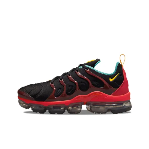 Nike Vapormax Plus Low Топ Беговые кроссовки Мужские Черные Красные