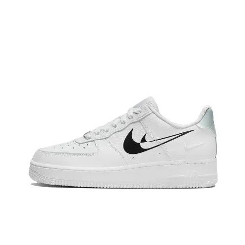 Nike Air Force 1 Slip Resistant Abrasion Resistant Легкий Низкий Топ Скейтбординг Кроссовки Женские Белый Черный
