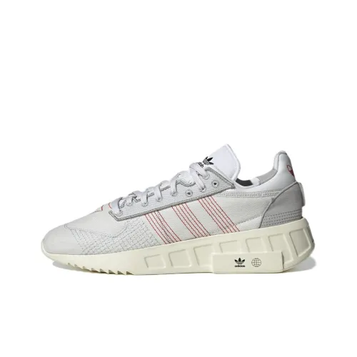 Adidas Originals Geodiver Primeblue Slip-resistant Abrasion-resistant Low Top Casual Shoes Men's White Gray Adidas Originals Geodiver Primeblue Противоскользящий Устойчивый к истиранию Низкий Топ Повседневная Обувь Мужская Белый Серый