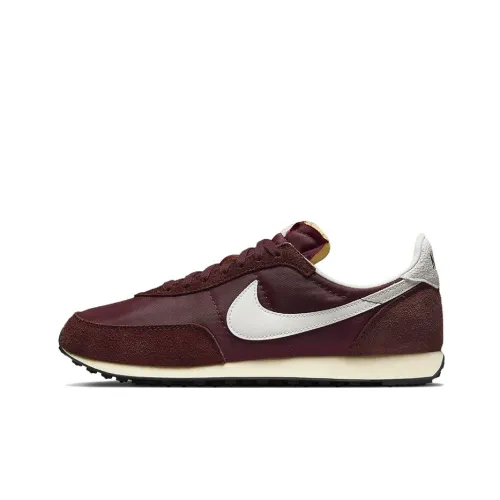 Nike Waffle Trainer 2 Slip-Resistant Abrasion-Resistant Lightweight Low-Top Casual Shoes Men's Burgundy Найк Waffle Trainer 2 Противоскользящий Устойчивый к истиранию Легкий Низкий Топ Повседневная Обувь Мужская Бургунди