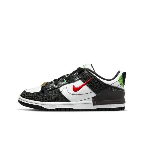 Nike Dunk Disrupt 2 Disrupt 2 Low Топ Скейтборд Кроссовки Женские Черный Белый Зеленый