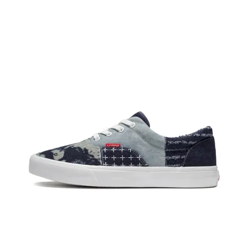 Подкладка Slip-Resistant Shock Absorbers Low Top Скейтборд Кроссовки Мужские Blue